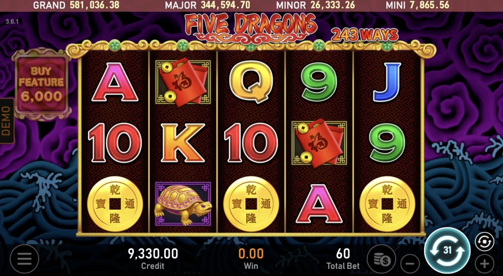 5 Dragons Slot
