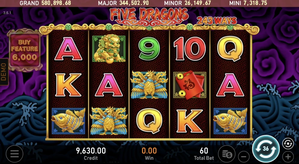 5 Dragons Slot